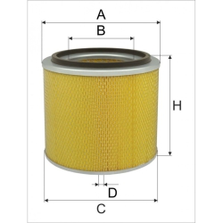 Wkład filtra powietrza WPO 250 - Zastosowanie: FORTSCHRITT